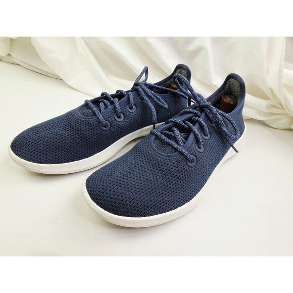 Allbirds Size 11 Mens TR (Tree Runners) Blue Low Lace Comfort Fashion Sneakers - Picture 7 of 12